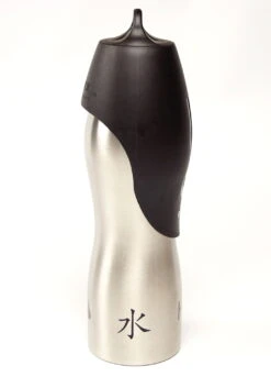 H2O Hundewasserflasche 0,7l Silber