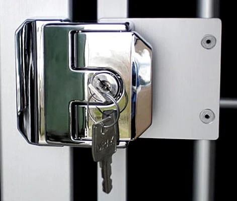 Alustar-Fallenschloss Für 1 Türe 1 Alustar-Fallenschloss Für 1 Türe